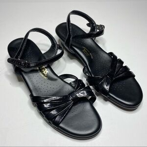 SAS Strippy Quarter Strap Wedge Sandal Size 12 Slim